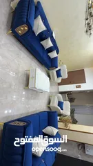  1 طقم كنب 7 مقاعد استعمال بسيط جداً