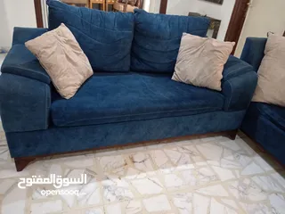  8 طقم كورنر ثقيل للبيع مع برداية وسجادة