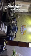  4 غرف جلوس طقم كنب خشب نضيف