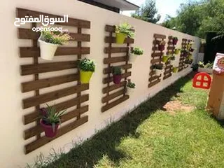  1 ديكورات للحديقه والمنزل داخلي وخارجي وبسعر العرض وحسب طلب الزبون بالنسبة للمقاسات والالوان ايضا