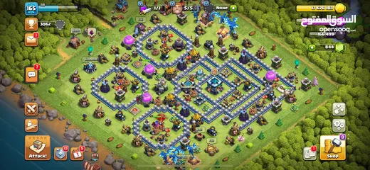  1 Clash of clans Town hall 13 half maxed