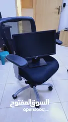  3 Computer Table, Chair & DELL Monitor