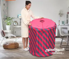  5 غرفة الساونا المتنقلة المنزليه جهاز حمام البخار المتنقل غرفه ساونا غرفه بخار البخار