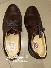  2 Brown leather shoes original brand new only wore one time