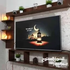  4 ديكور شاشة خشب لامنيت مميز الصورة طبق الاصل البيع بدون تركيب