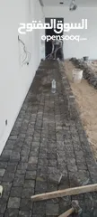  1 تركيب انترلوك وبندوره بلاط رصيف