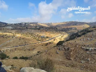  1 4دونم للبيع في السلط المغاريب حوض ام خروبه مطله عالغرب