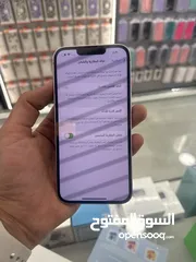  6 iPhone 14 128 GB used  ايفون 14 128 جيجا مستعمل بحاله الوكاله  بطاريه 88لل90‎%‎
