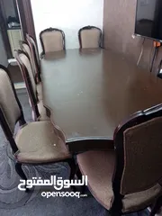  1 طاولة سفرة ...فرشتين زمبركية...طاولة تلفزيون