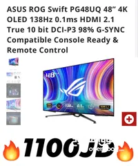  1 شاشه ايسوس 48 انش اوليد