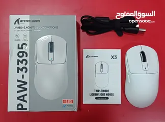  1 Attack Shark X3 Wireless Mouse ماوس وايرلس إحترافية