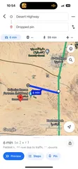  3 قطعة ارض في معان الحسينية تبعد اقل من  5 دقائق عن الطريق الصحراوي مساحة 55 دونم للبيع بسعر مغري جداً