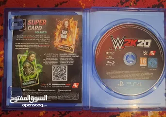  4 FIFA 23 ps4  WWE 2K20    ps4  بحاله ممتازة جدا ونظيفه