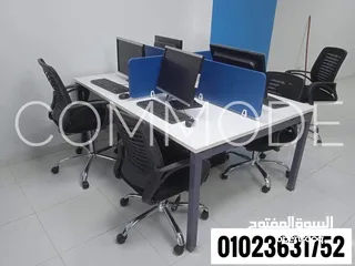  1 work station partition خليه عمل بارتيشن مكاتب موظفين متاح معاينه مجانية متاح جميع المقاسات