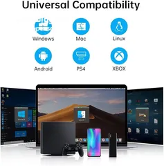  3 ssd خارجي سعة 512 جيجا صغير الحجم وسريع مع شنطه Type C
