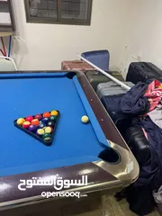  2 طاوله بلياردو بروزنيك اصليه امريكيه   8 قدم  رخام اسود بحاله الوكاله
