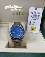  3 رولكس رجالي مرفق علبه وكيس رولكس وكفاله سنه