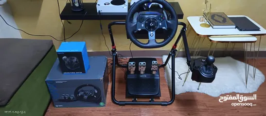  3 ستيرنج وقير وستاند لوجيتك g920 للاكس بوكس و pc استخدام ساعات معدودة  بحال الجديد سعر حرق نصف التكلفة