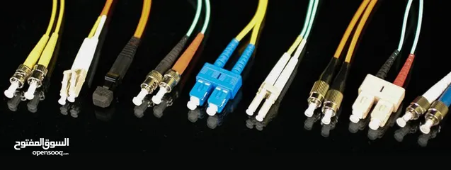  1 كوابل فايبر باتش كورد جديدة و انواع مختلفة (داخلية و خارجية) - Fiber Patch Cord (Indoor & Outdoor)