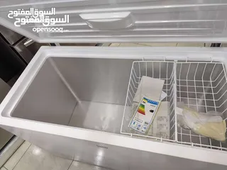  12 فريزر عامودي و بطح 150 A+ لون سلفر وأبيض شامل توصيل مجانا بأقل سعر بالمملكه