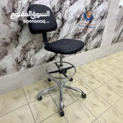  8 كرسي كاشير طبي مع مسند قدمين كرسي شبك طبي / للريسبشن/ سوبرماركت/عيادات متعدد الاستخدام