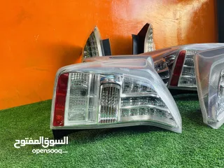  4 اضوية خلفية مستعمل اصلي ياباني بريوس2010-2011  مستعمل اصلي وارد اليابان Toyota Prius 2010/2011