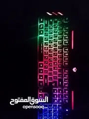  2 ماوس و كيبورد جديد لل pc و السيت اب فيها اضاءه led