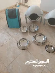  3 أغراض قطط للبيع في حالة الوكالة