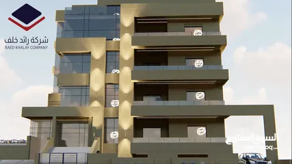  2 شقة ام اذينة بمساحات كبيرة (شركة رائد خلف للإسكان)