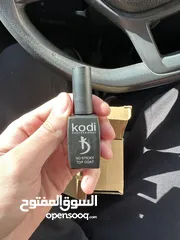  1 (Kodi) no sticky top coat+ rubber base gel