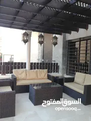  1 شقة ارضيه مفروشة في عبدون مع تراس و كراج خاص