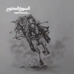  5 رسم لوحات فنية بجميع أنواعها وخاصة البورتريه .