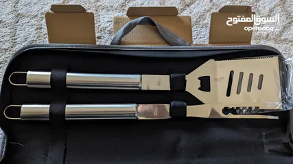  5 عدة ادوات شوي امريكية جيبسون BBQ Grill Set Gibson جديدة غير مستعمل