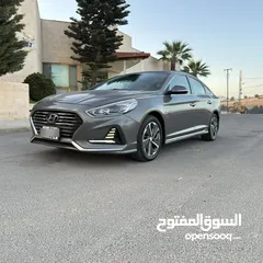  14 ‏هونداي سوناتا 2018 وارد الوكالة بانوراما أعلى صنف الاصل سياحي للبيع