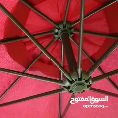  3 مظلة 3×3 قابلة للطي  قماش ضد المياه ويتحمل أشعة الشمس  قاعدة يمكن تثبيتها في الأرض او وضع وزن عليها