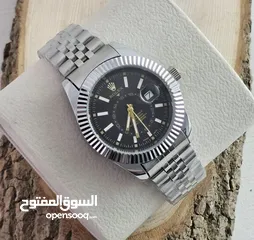 17 رولكس رجالي مرفق علبه وكيس رولكس وكفاله سنه