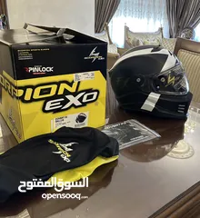  6 خوذة Scorpion Covert FX Gallus اصلية جديدة بكرتونتها مع كامل اغراضها مقاس X-Large