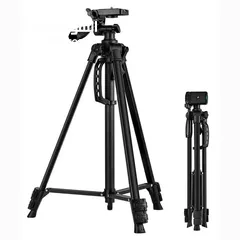  7 ترايبود كاميرا و موبايل 3366 TRIPOD   بارتفاع 140 سم