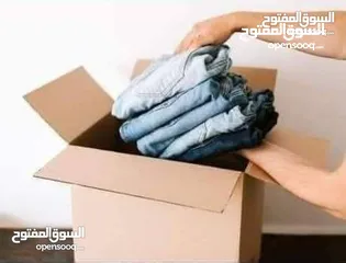  6 كراتين للشحن والنقل المفروشات المنزلية وتغليف زجاج المطبخ في عمان