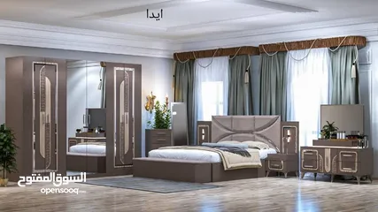  4 غرف نوم  تركي بتصاميم إيطالي اشكال واحجام مختلفه