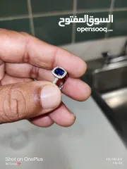  9 blue sapphire ازرق الياقوة