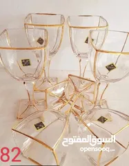  10 طقم كاسات كريستال تحفه