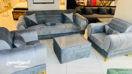  7 NEW 8 Seater assorted Sofa sets - طقم جديدة  كنب 8 مقاعد