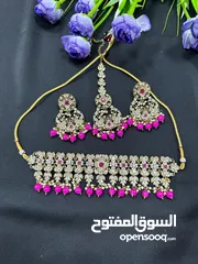  6 kundun,polki,mirror necklaces