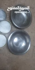  4 جاطات ستالنس مستعمل نظيف احجام مختلفة