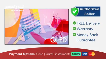  1 Samsung 82 inch Smart QLED TV - 4K  Brand New  1 Year Warranty  FREE Delivery