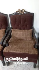  6 كنب حشب زان  دبل فيس