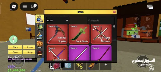  30 حساب روبلوكس ماب البيوو سكنات و بلوكس فروت للمعرقين فيها و مزبد و مايك و شات  على 600 شيكل