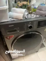  9 غسالة جولد سكاي 7 -8 كيلو  كفالة شغالة  من درويش  الماتور عليه كفالة لمدة 5 سنوات