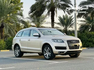  4 ‏AUDI Q7 S LINE FULL OPTION MODEL 2015 GCC SPACE